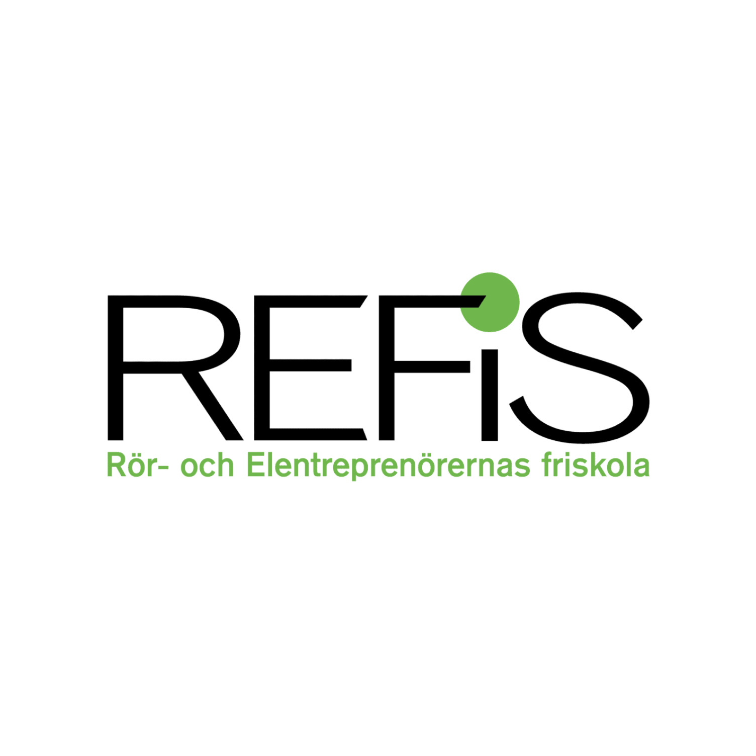 Rör-och Elentreprenörernas Friskola i Stockholm, REFIS logo