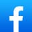 Logotypen social media-plattformen Facebook. Länken tar dig till Realgymnasiet Stockholm på Facebook