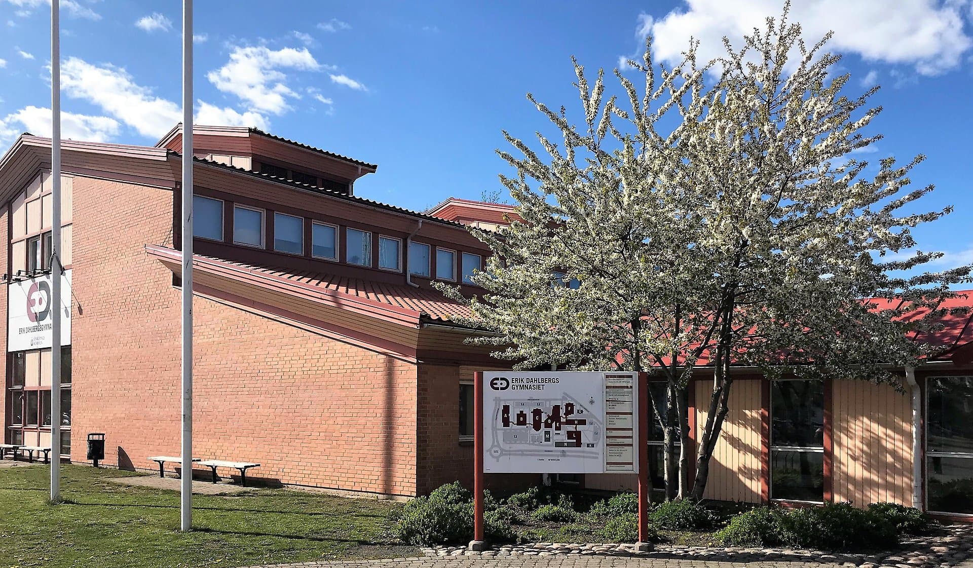 Bild på Erik Dahlbergsgymnasiet