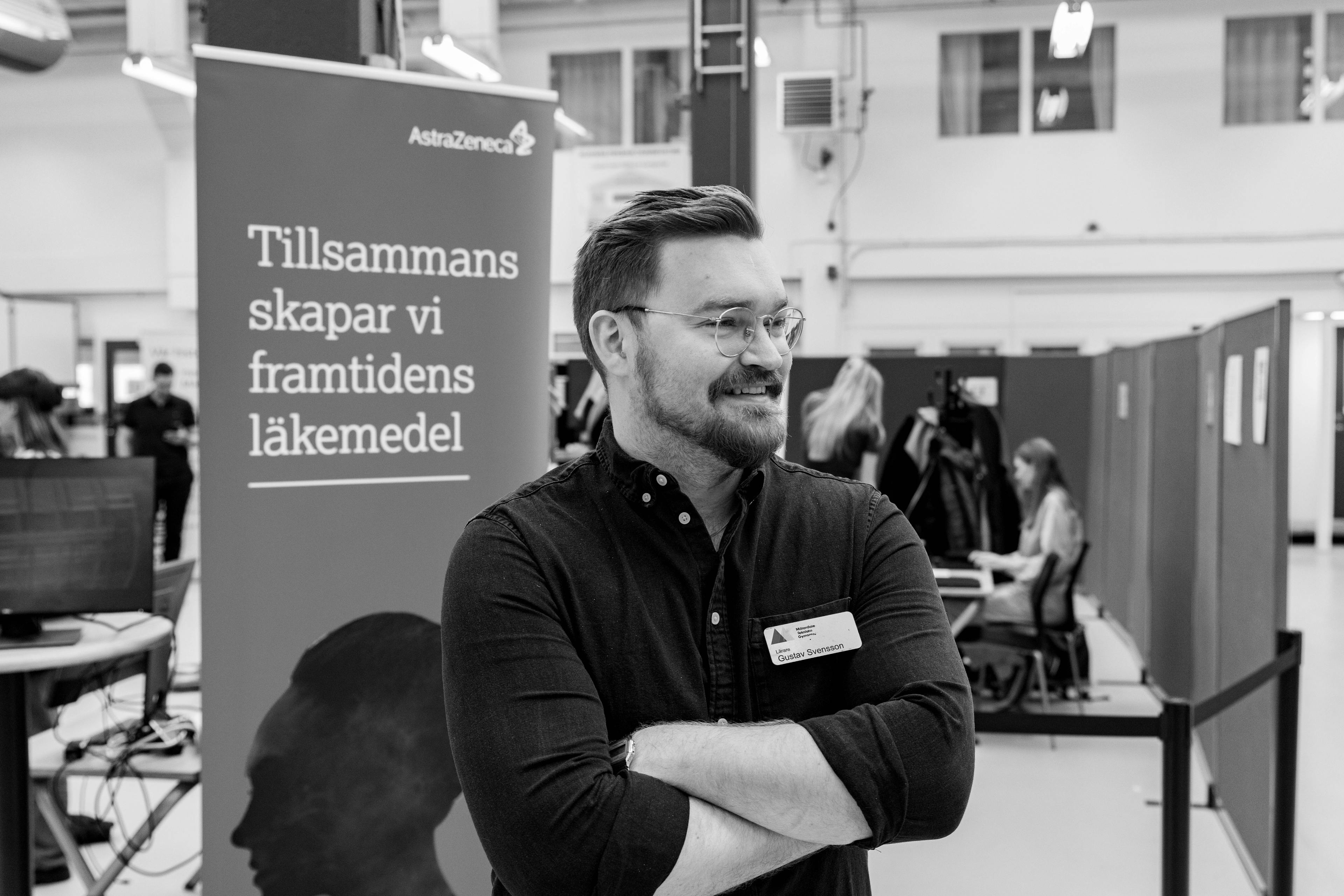 Gustav, Lärare på Mälardalens Tekniska Gymnasium.