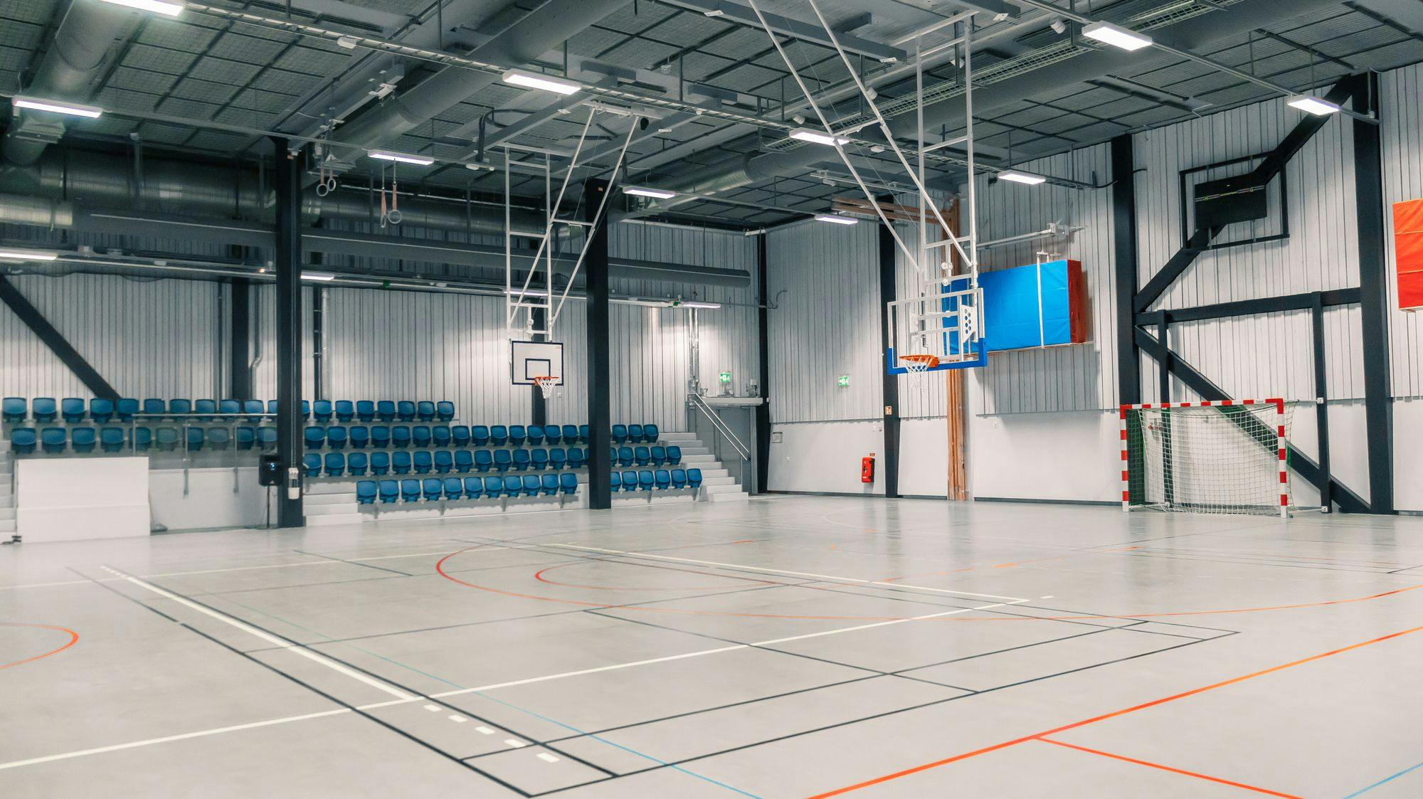 Campus Barkarby - Sporthall Järfälla gymnasium. 