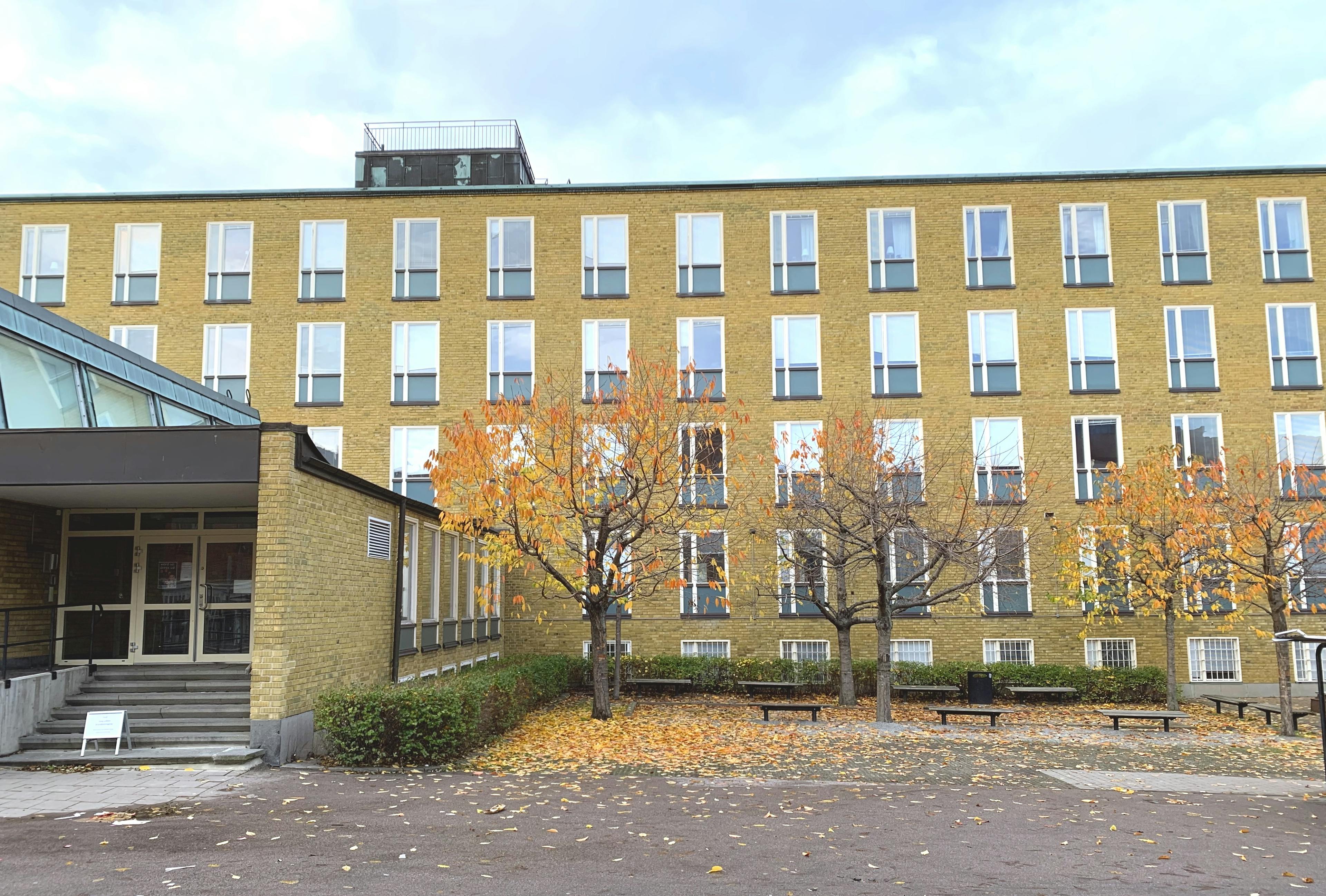 CyberGymnasiet Stockholms innergård