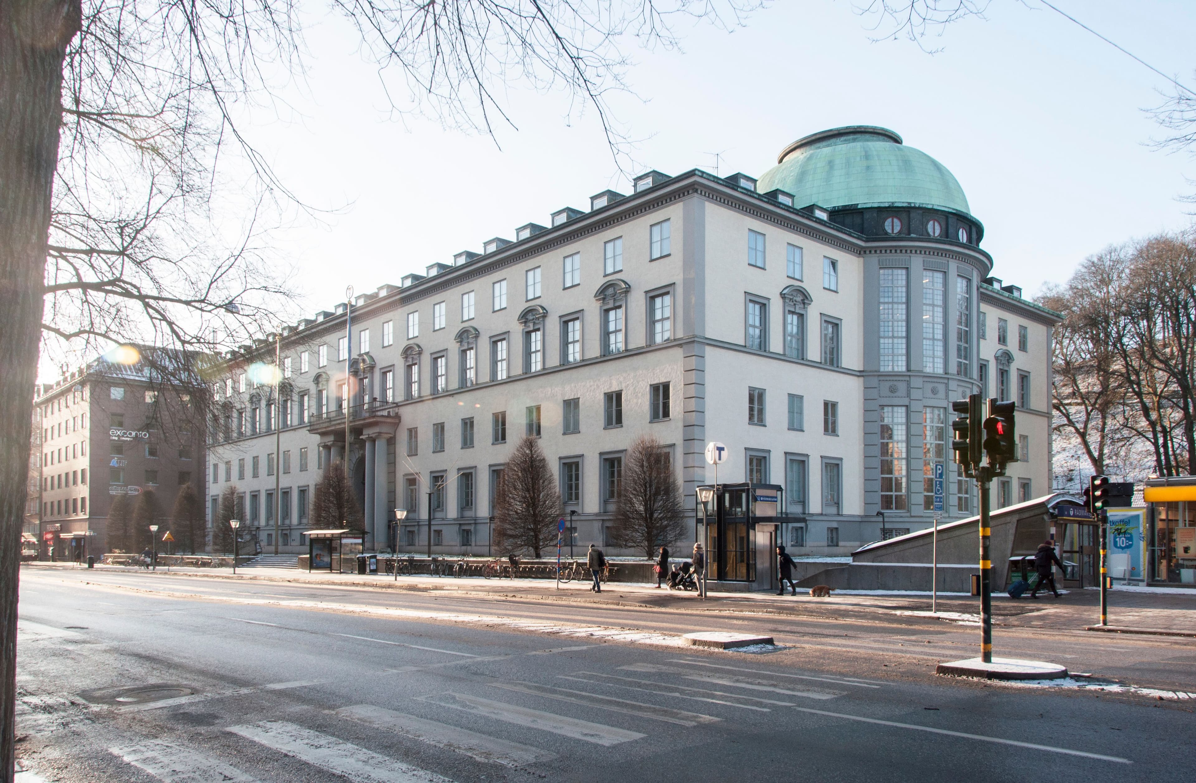 Bild på Handelshögskolan i Stockholm även kallad Handels