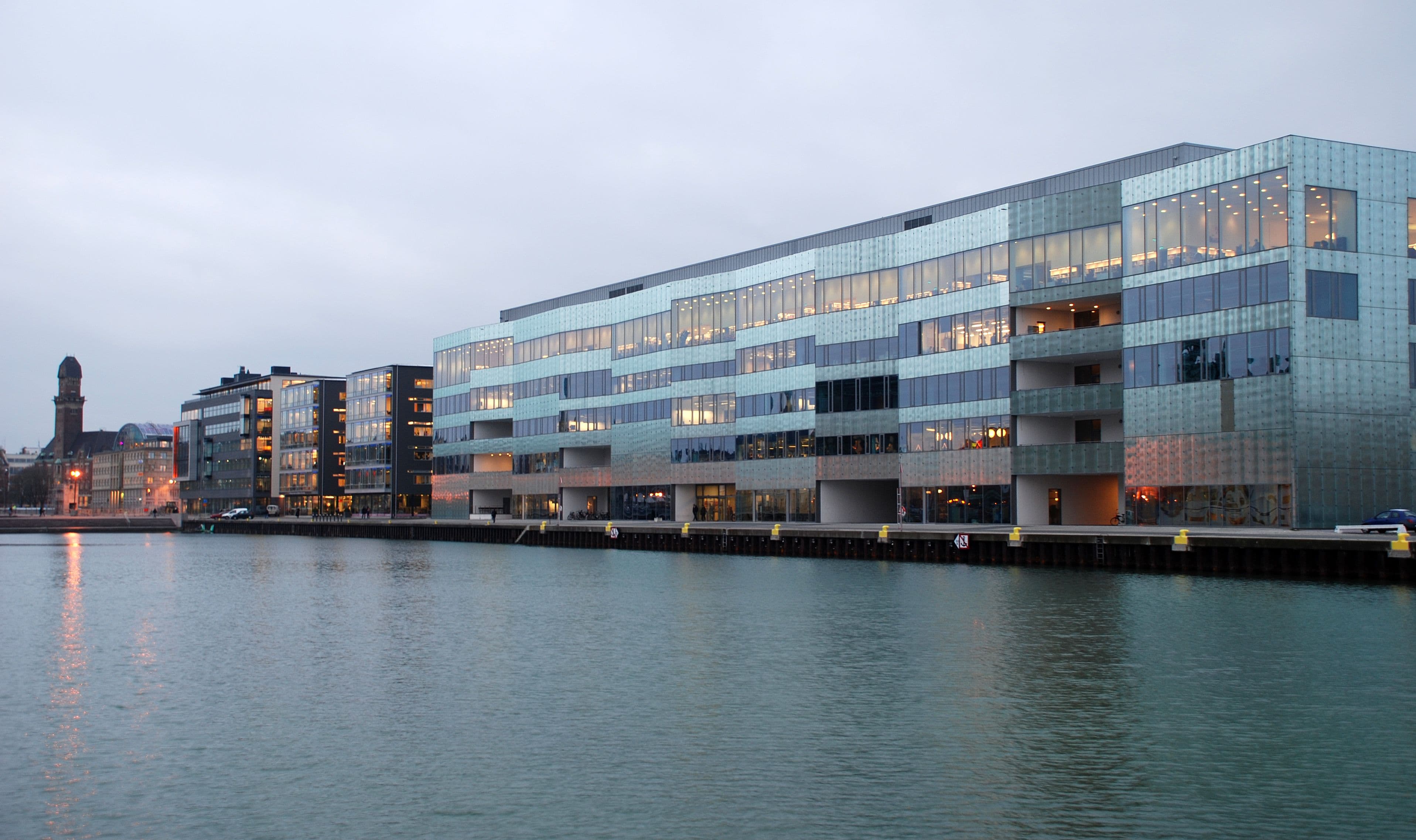 Bild på Malmö universitet även kallad Malmö universitet