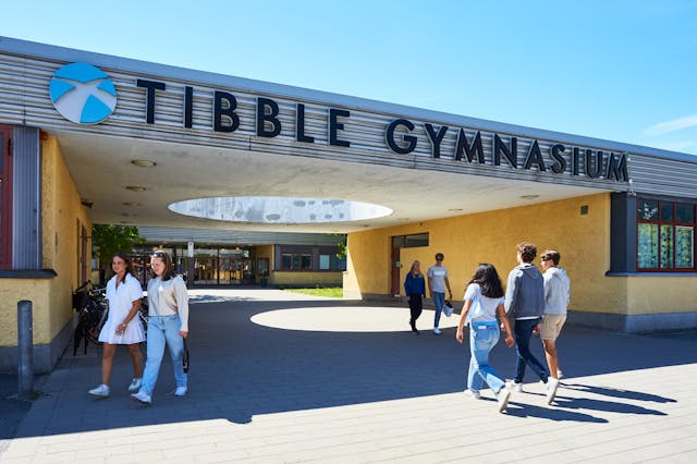 Bild på Tibble gymnasium campus Täby